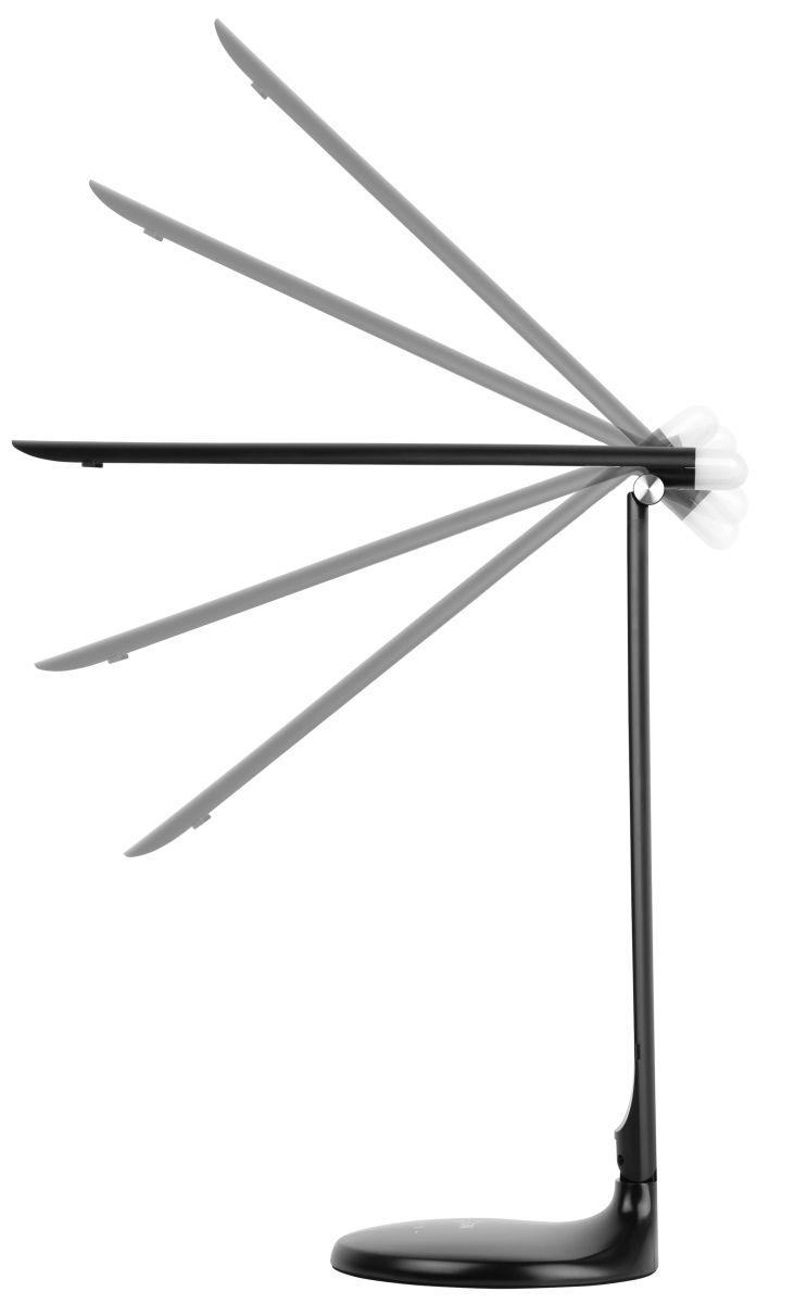 настольная лампа эра nled-483-10w-bk б0068569