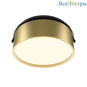 Встраиваемый светильник Maytoni Onda DL024-18W3K-BMG