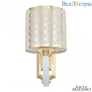Бра Arte Milano Florentia-8857 308857/1W Wh/Gd