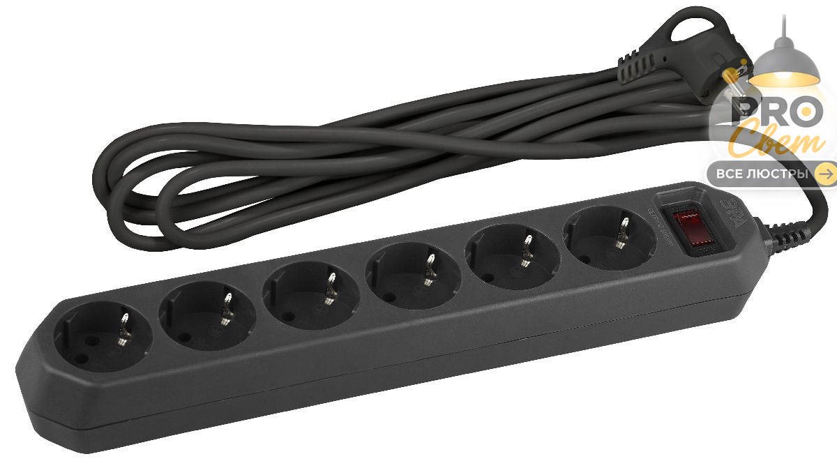 сетевой фильтр эра usf-6es-1,5m-b-box б0037261