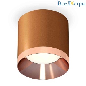 Комплект накладного светильника Ambrella light Techno Spot XS7404011 SCF/PPG кофе песок/золото розовое полированное (C7404, N7035)