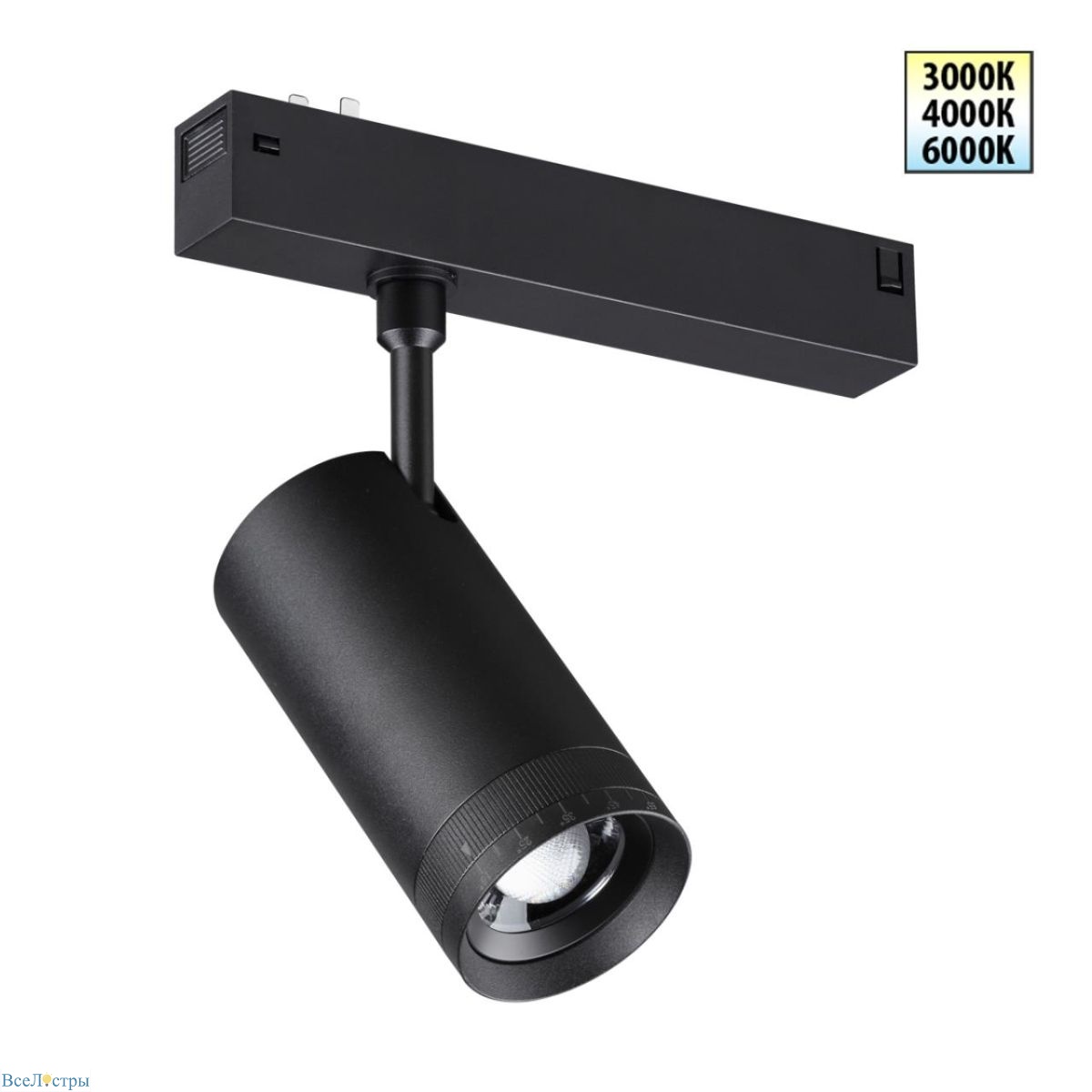 трековый светильник novotech port vector 359961