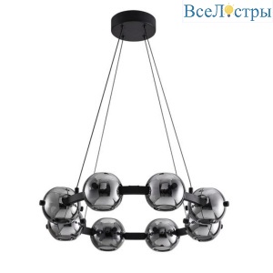 Подвесная светодиодная люстра Arte Lamp Markab A2471LM-16BK