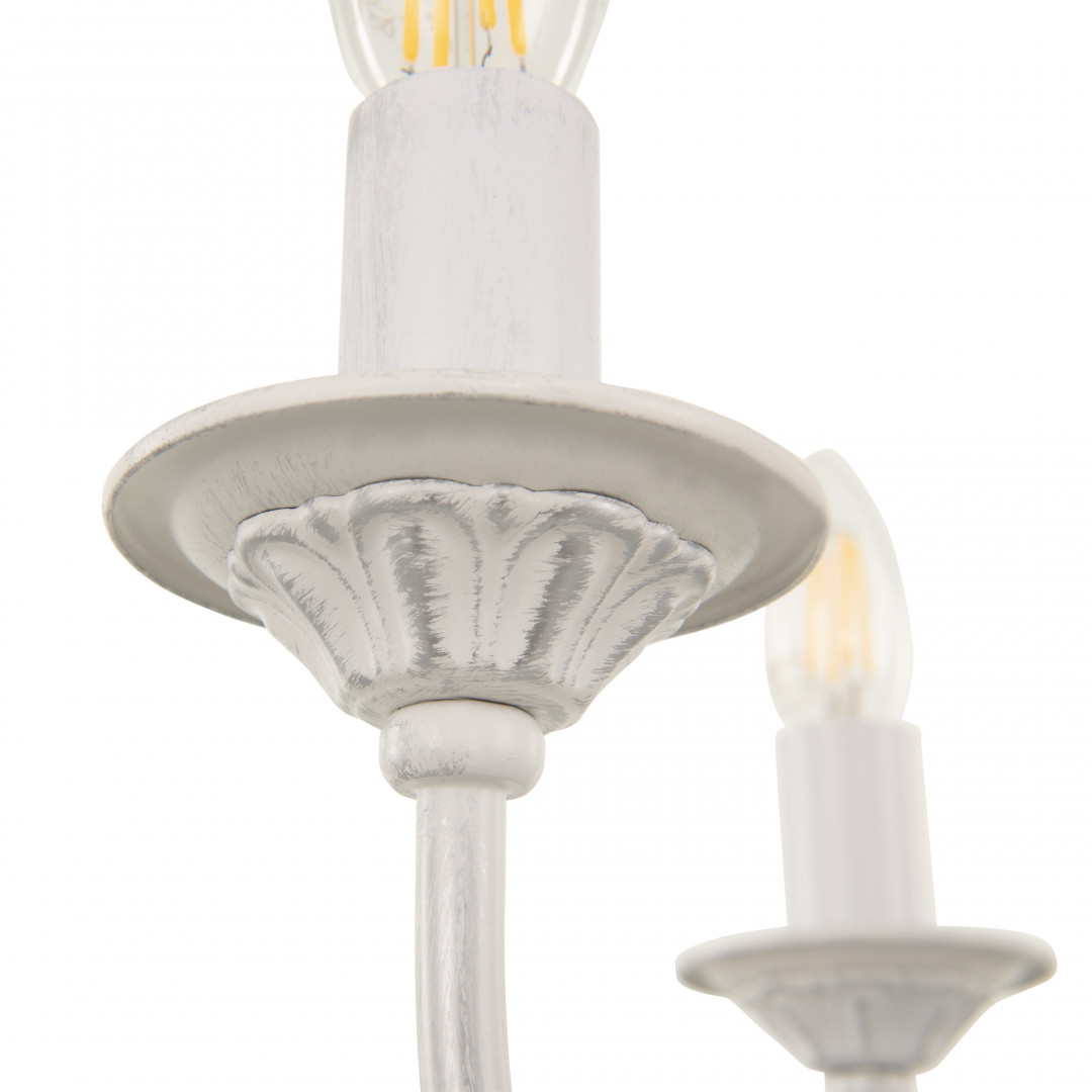подвесная люстра arte milano 342620/5 wt+sl