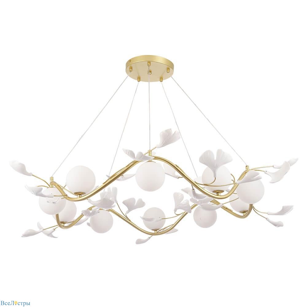 подвесная люстра crystal lux colibri sp10 gold
