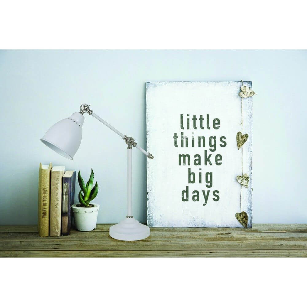 настольная лампа arte lamp braccio a2054lt-1wh