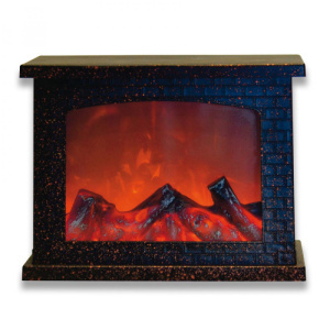 Фигурка светодиодная «Камин» Uniel (UL-00007291) ULD-L2821-005/DNB/Red Brown Fireplace
