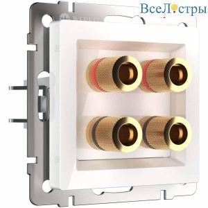 Акустическая розетка Werkel белая W1185001 4690389155536