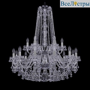 Подвесная люстра Bohemia Ivele 1409/12+6/300/h-94/2d Ni
