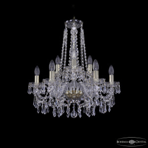 Подвесная люстра Bohemia Ivele Crystal 1403/6+3/195/h-60 G