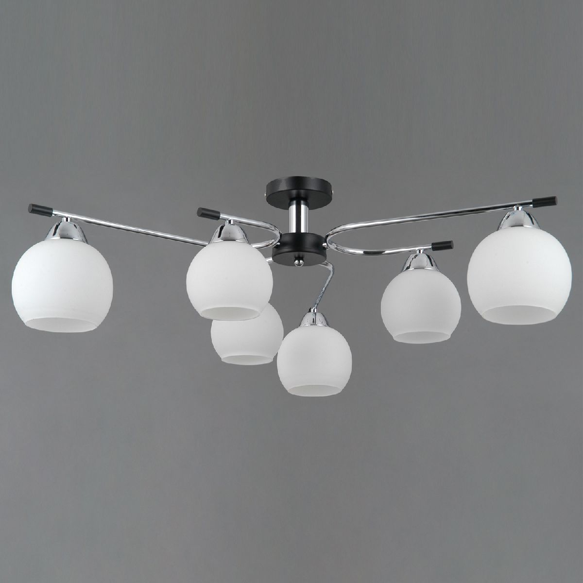 потолочная люстра illumico il0638-6csq-24 cr bk libra
