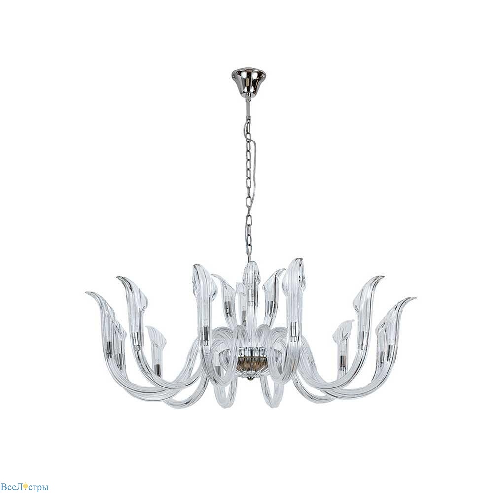 подвесная люстра newport 3654+12/c nickel м0070040
