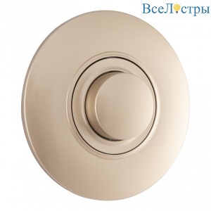 Диммер круглый с рамкой Arte Milano SET08-1-48-1 shampan