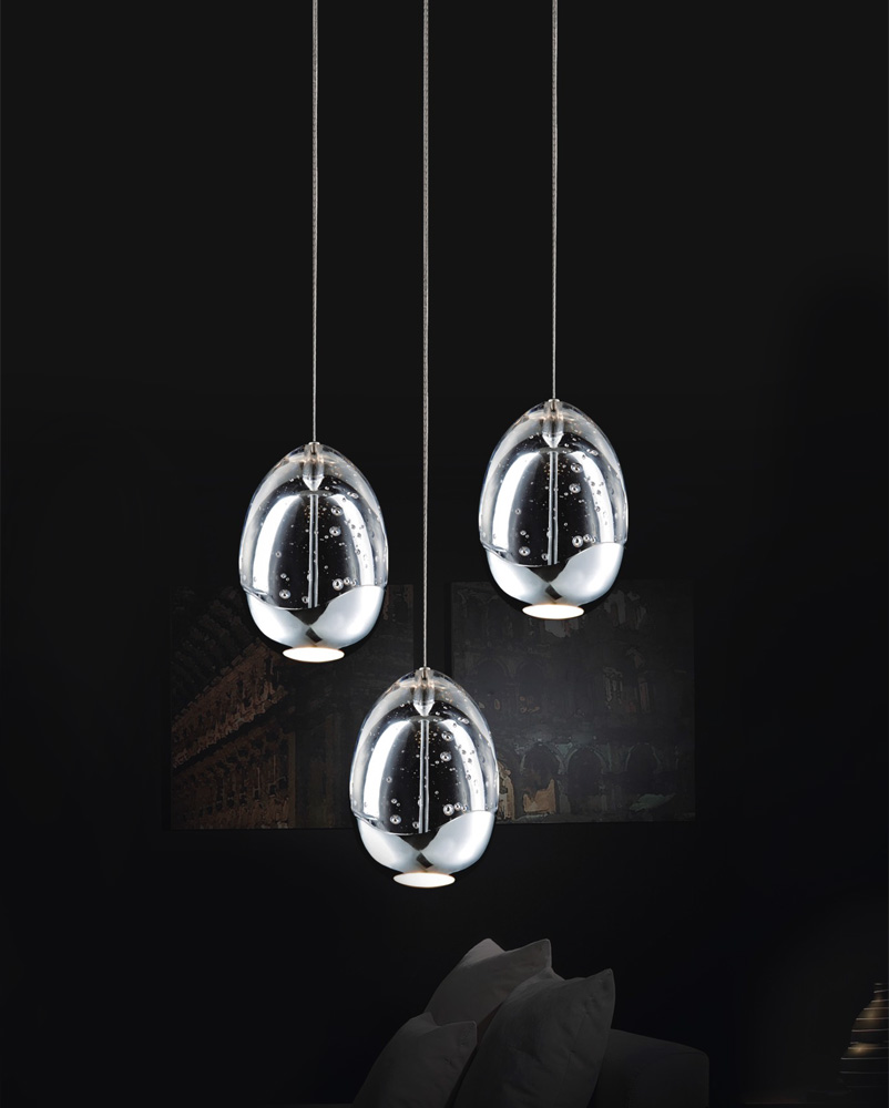 подвесной светильник terrene md13003023-3a chrome delight collection