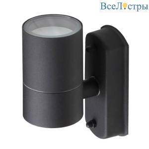 Уличный настенный светильник ЭРА WL27 BK Б0034628