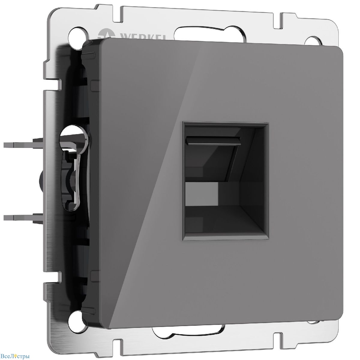 розетка ethernet rj-45 werkel 4690389197543 w1181044 a064095