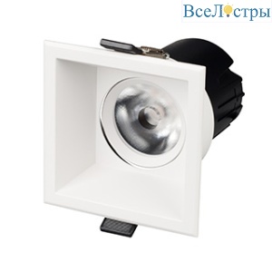 Карданный светильник Arlight MS-FLOW-BUILT-S85x85-6W Day4000 (WH, 55 deg, 230V) (IP20 Металл) 060943