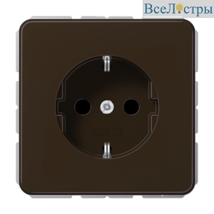 Розетка 2K+З Jung CD1520BR