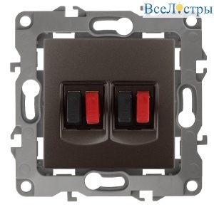 Розетка аудио двойная Эра 12-3112-13 Б0027468