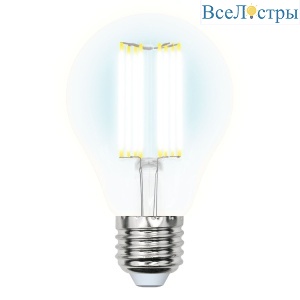 Лампа светодиодная (UL-00005898) Uniel E27 23W прозрачная LED-A70-23W/4000K/E27/CL PLS02WH