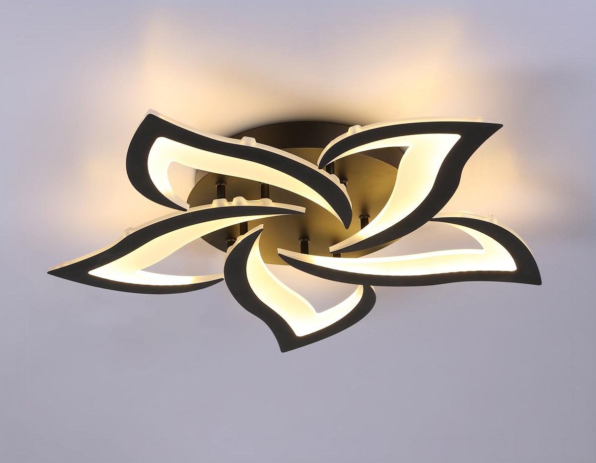 потолочная светодиодная люстра ambrella light acrylica original fa4472