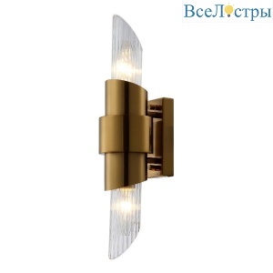 Бра Crystal Lux Justo AP2 Brass