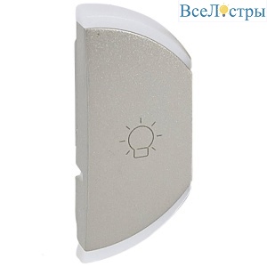 Клавиша правая Legrand Celiane Освещение титановая 068449