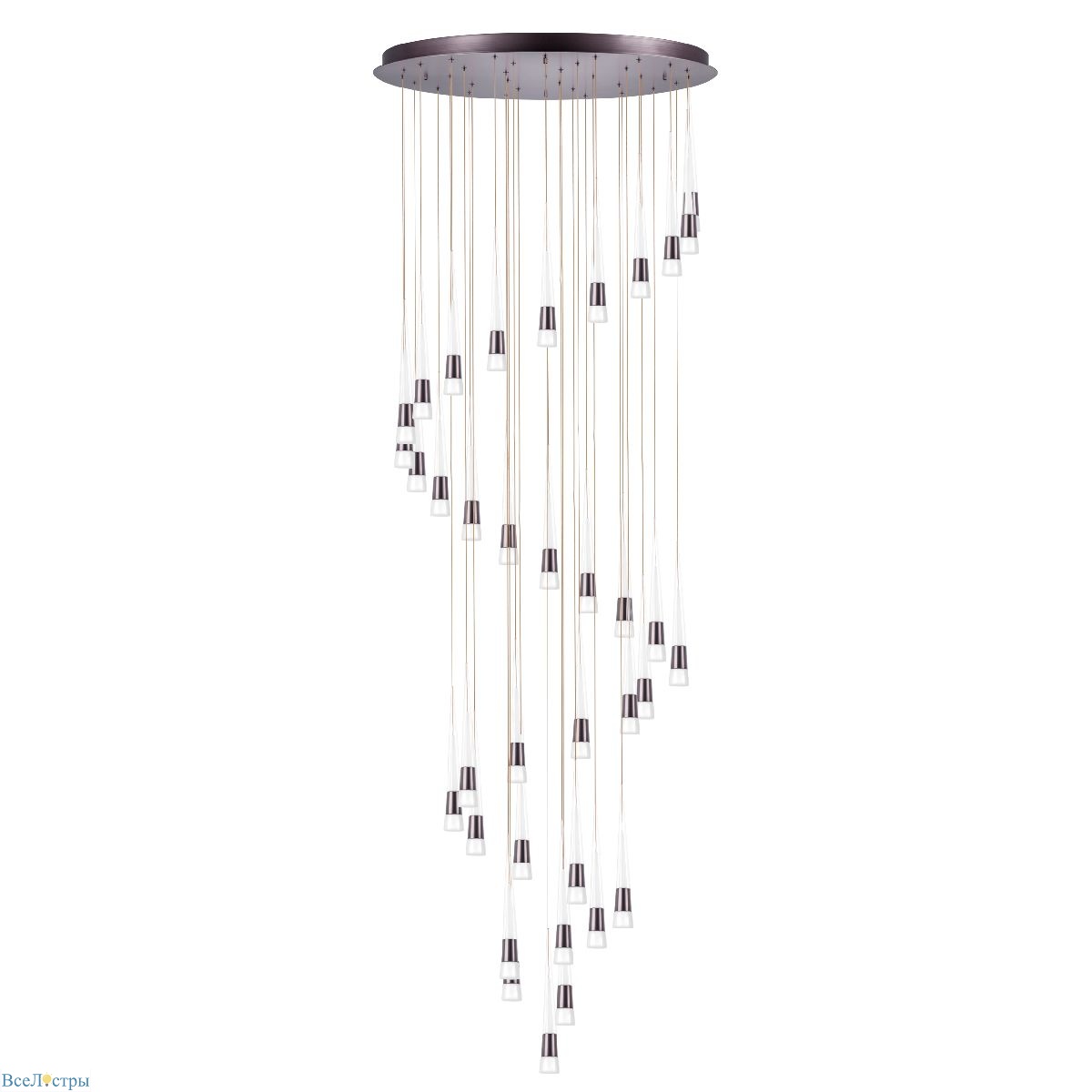 каскадная люстра lightstar cone 757361