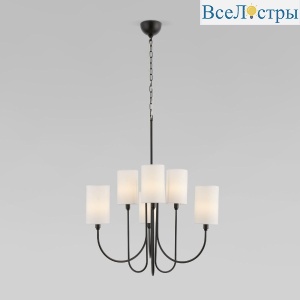 Подвесная люстра Eurosvet Abbey 60164/6 черный Smart a065746