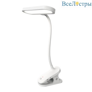 Настольная светодиодная лампа на прищепке Uniel ULM-D602 10W/3000-6000K/DIM White UL-00011095