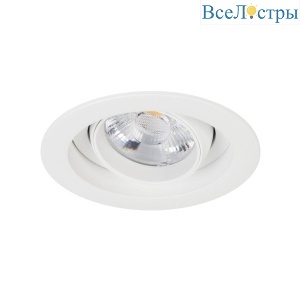 Встраиваемый светильник Arlight MS-VORTEX-BUILT-R90-12W Warm3000 (WH-WH, 20 deg, 230V) 056564