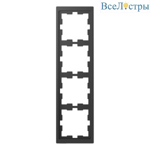 Рамка 4-постовая Schneider Electric Merten D-Life MTN4040-6534
