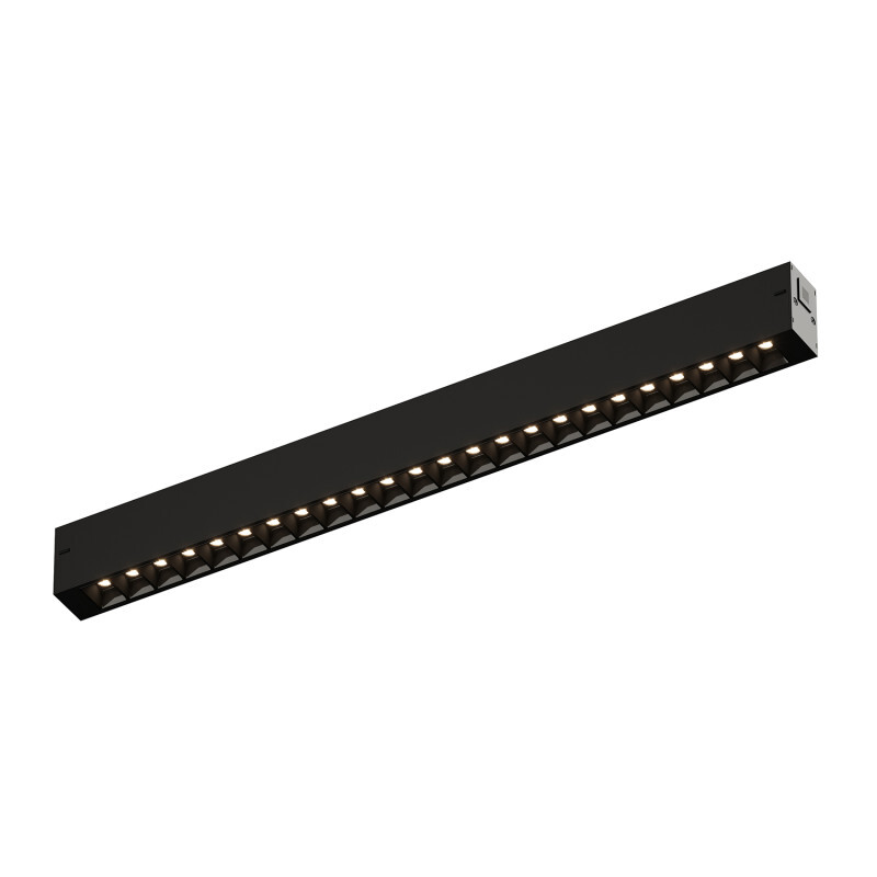 трековый однофазный светильник denkirs simple grill dk8102-bk