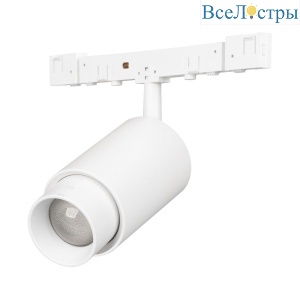 Трековый магнитный светильник Arlight MAG-MICROCOSM-SPOT-ZOOM-R30-2W Warm3000 (WH, 15-45 deg, 24V) (IP20 Металл) 051804