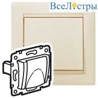 Розетка с/з со шторками с защитной крышкой Legrand Valena Classic 695614