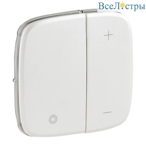 Лицевая панель Legrand Valena Allure светорегулятора клавишного жемчуг 752089