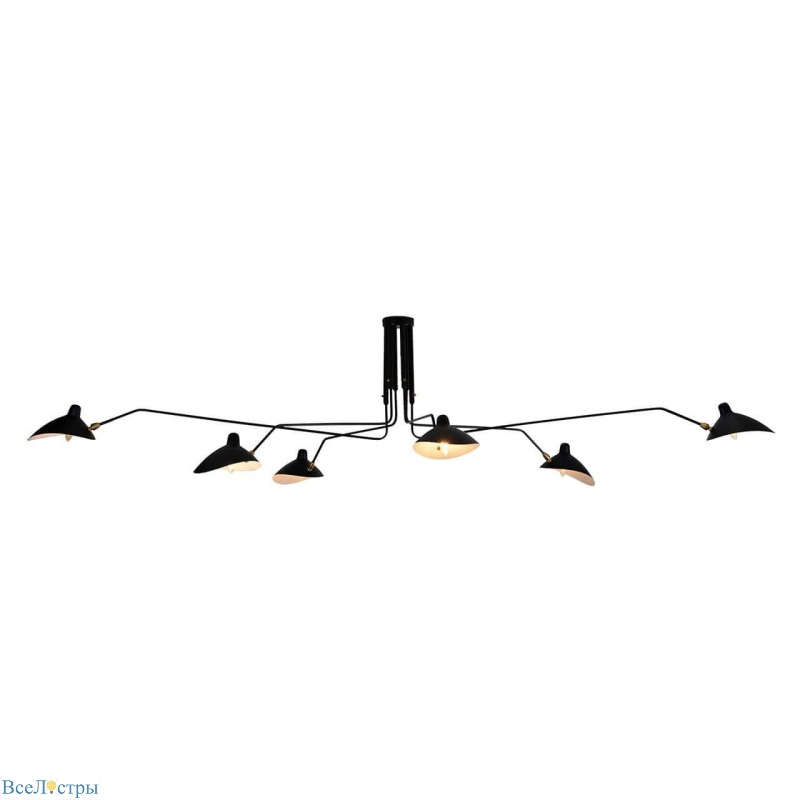 потолочная люстра lussole loft lsp-9562