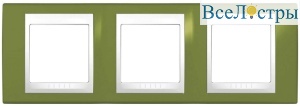 Рамка 3-постовая Schneider Electric Unica Хамелеон MGU6.006.866