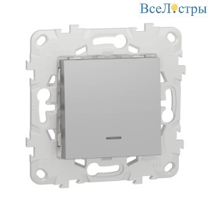 Выключатель одноклавишный Schneider Electric Unica New NU520130N