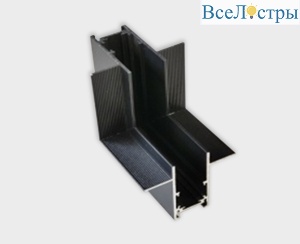 Соединитель вертикальный угловой для шинопровода Italline Atom IT012-5033 black
