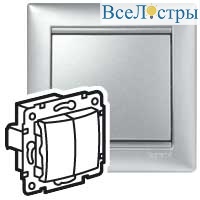 Переключатель двухклавишный Legrand Valena Classic 694339