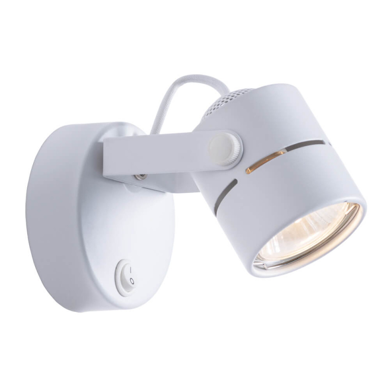 спот arte lamp mizar a1311ap-1wh