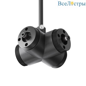 Х-образный вертикальный коннектор с вводом питания Maytoni Shelf CA017TX-P-B