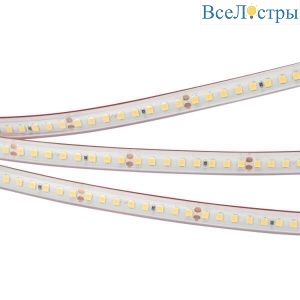 Светодиодная влагозащищенная лента Arlight 12W/m 160LED/m 2835SMD холодный белый 5M 024540(2)