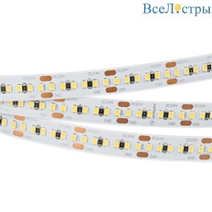 Светодиодная лента Arlight 8W/m 300LED/m 2216SMD теплый белый 5M 023560(2)