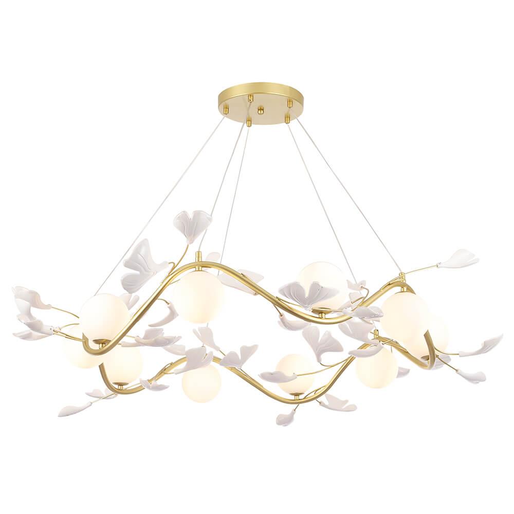 подвесная люстра crystal lux colibri sp10 gold