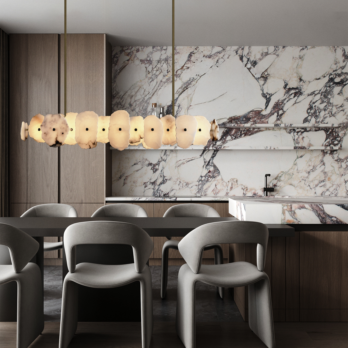 подвесная люстра loft it alicante 10248/1200