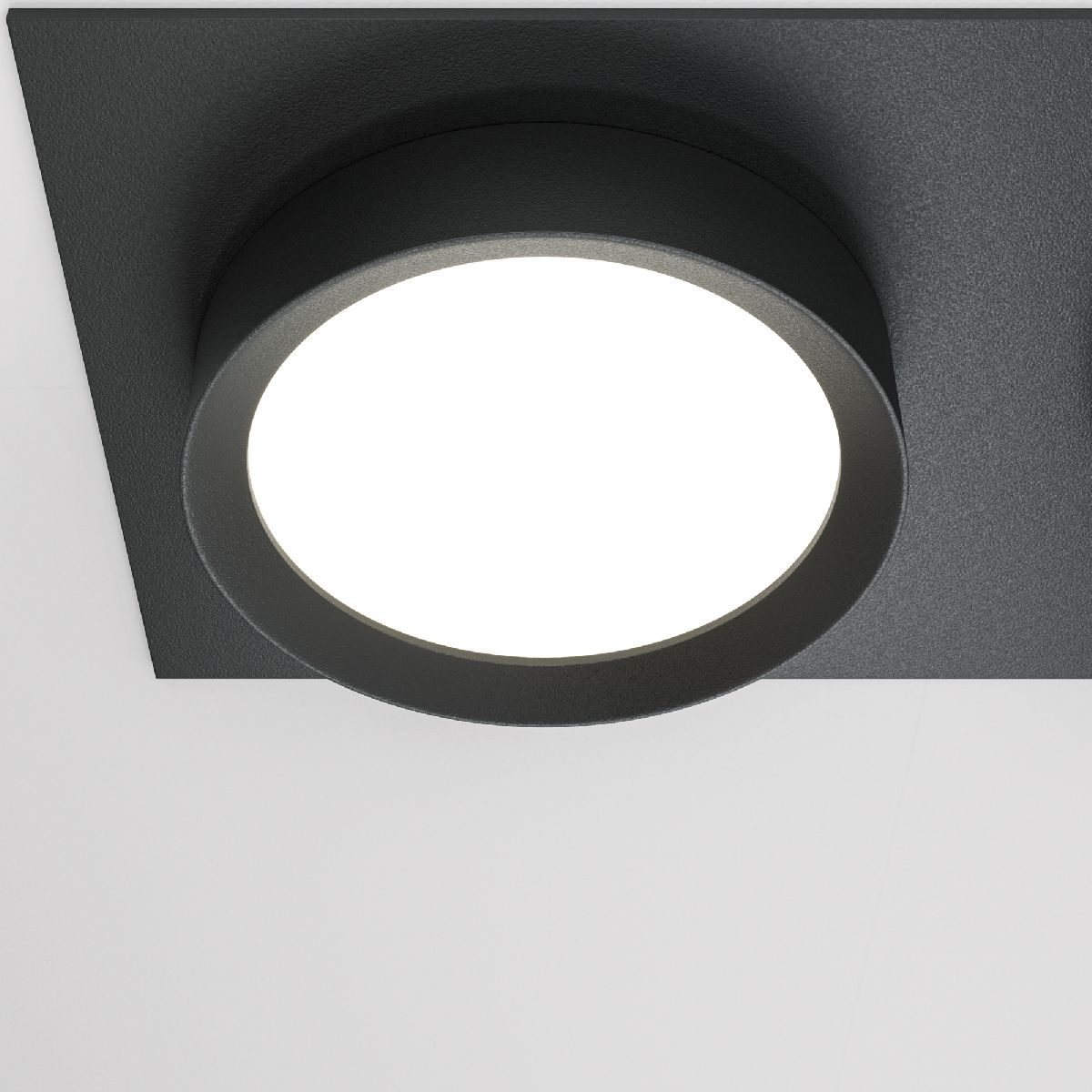 встраиваемый светильник maytoni hoop dl086-02-gx53-sq-b