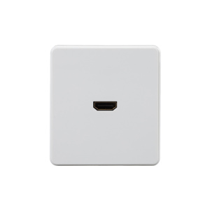 Розетка ROUND HDMI с/у перламутр KRANZ KR-78-0730-1