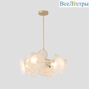Люстра на штанге Crystal Lux DANDELION SP6 GOLD